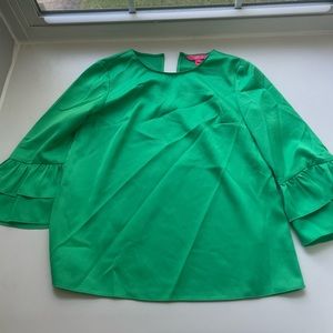 LILY PULITZER- emerald top- like new!